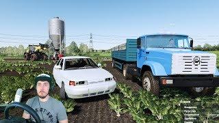 ПОЛИЦЕЙСКАЯ ПОГОНЯ ЗА ПЬЯНЫМ ТРАКТОРИСТОМ - УГНАЛ ГРУЖЕННЫЙ ЗИЛ FARMING SIMULATOR 19