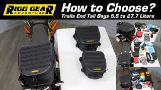 How to Choose the Best Size Trails End Tail Bag from @Nelsonriggusa  RG-1050-L | RG-1050 | RG-1055