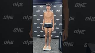 Nabil Anane passes hydration, makes weight | ONE Friday Fights 81 #onechampionship #onelumpinee