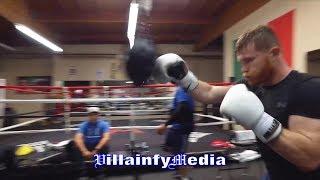 (DAMN!!) CANELO GOES ON A 3 DAY SEEK & DESTROY MISSION FOR GOLOVKIN; DISPLAYS DEVASTATING POWER!!