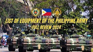 List of Equipment of the Philippine Army: Full Review 2024