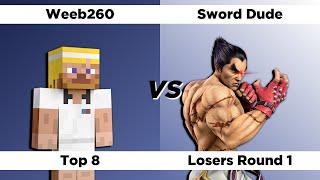 Epitech Chase #25 - Top 8 LR1 - Weeb260 (Steve) vs. Sword Dude (Kazuya)