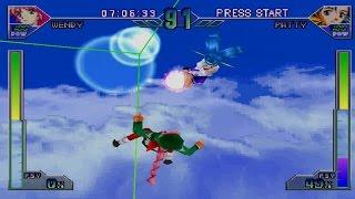 Psychic Force 2 Gameplay Arcade Mode (PlayStation,PSX,PS1)