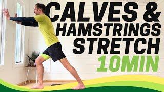 Calf and Hamstring Stretching After Running