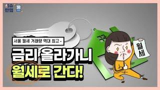 [이슈만랩] 금리 올라가니 월세로 간다, 서울 월세 거래량 역대 최고