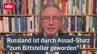 Russland ist durch Assad-Sturz "zum Bittsteller geworden" - Jäger zu neuer Situation in Nahost | ntv