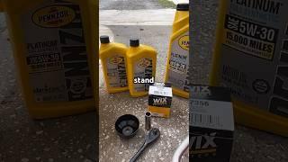 How to change your oil! #oilchange #oilchangeservice #howtochangeyouroil #carcare #carmaintenance