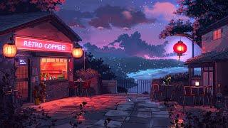 Retro Cafe Corner  Lofi Coffee Night Vibes to relax/ work/ study [Chill Lo-fi Hip Hop - Lofi Cafe]