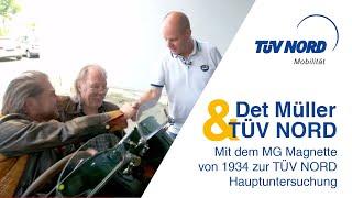 Mit dem MG Magnette von 1934 zur TÜV NORD Hauptuntersuchung