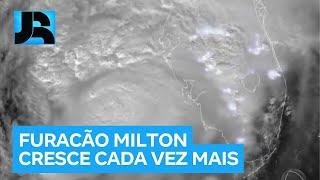 Furacão Milton está crescendo conforme se aproxima da Flórida, aponta último boletim