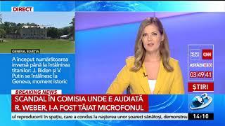 Scandal în ședința unde a fost audiat Avocatul Poporului. Renatei Weber i-a fost tăiat microfonu