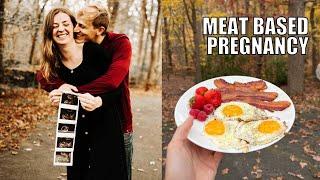 I'M PREGNANT // First Trimester "What I Eat" (Meat Based)