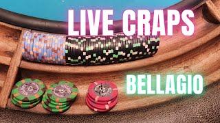 Building Momentum. Live craps at Bellagio #craps #vegas #lasvegas #casino #bellagio #vegasdaytripper