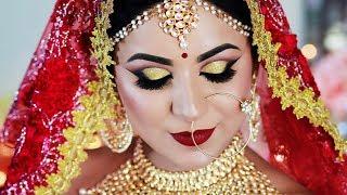 SUMMER LONG LASTING INDIAN BRIDAL MAKEUP TUTORIAL in HINDI (SWEAT PROOF/WATER PROOF)