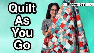  Crumb Cake QUILT AS YOU GO Patchwork Quilt