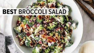 BROCCOLI SALAD | the perfect party salad recipe