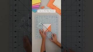 Easy Hourglass Quilt Block! #diycrafts #quilting #agf #colors