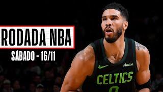 TATUM brilha no último lance da prorrogação; FOX dá show com quase 50 PONTOS - Rodada NBA 16/11