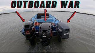 Outboard Battle (Mercury Vs Evinrude Vs Yamaha)