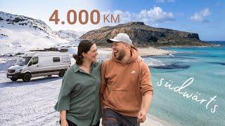 AUF IN NEUE ABENTEUER! Mit dem Camper nach Kreta | Vanlife Griechenland