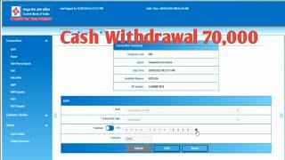 Maximum Cash Withdrawal Central Bank Of India