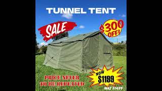 Aussie Disposals Tunnel Tent