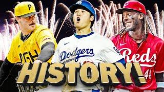 50/50, NO-HITTERS AND MORE! Record-setting milestones from 2024! (Ft. Shohei, Skenes, Elly & MORE!)