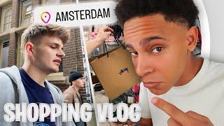 JANXCB KAUFT KRASSE STÜSSY JACKE?!I REAKTION CRAZY PIECES ABER. S XXL AmsterdamShopping VlogJOSHIIKS