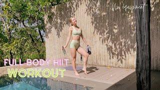 Full Body HIIT workout | NO equipment