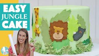 Easy Jungle Theme Cake