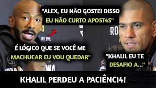 ENTROU NA MENTE Khalil SE IRRIT4 com Alex Poatan EM COLETIVA DO UFC 307 pós DESAFIÁ-LO PUBLICAMENTE