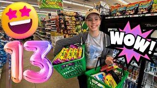 Epic [5 Store] Grocery Haul!!  Items for a 13th Birthday Party!!