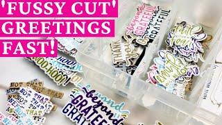 *Cardmaking Hack* Make Hundreds of 'Fussy Cut' Greetings FAST!