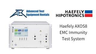 Haefely AXOS8 EMC Immunity Test System - Applications and Features