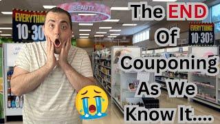 THIS IS THE END OF COUPONING AS WE KNOW IT..... MAJOR CHANGES HAPPENING & AHEAD