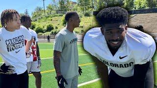 Shedeur Sanders & Colorado Receivers Weekend Workout at Boulder High School