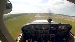 Landing RWY23 at Groningen Airport Eelde (EHGG) | Cessna 172R Skyhawk