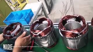 Fully automatic stator production line Induction motor Stator manufacturing process in factory