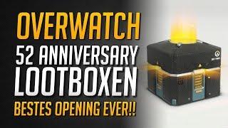 MEIN BESTES LOOTBOX OPENING in 2 JAHREN! | 52 Anniversary 2018 Lootboxen  Overwatch Deutsch