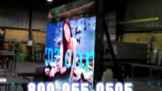 Signs Led Programmable portable rental trailer mobile billboard color video Screen wall advertising