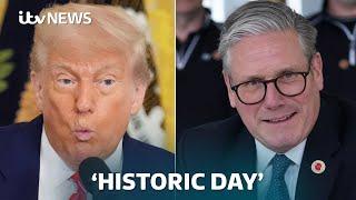 Sir Keir Starmer and President Donald Trump agree trade deal | ITV News
