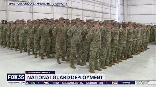 Florida National Guard hosts deployment ceremony for 300 soldiers