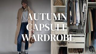 Autumn capsule declutter & reorganisation  | Build my autumn capsule with me!