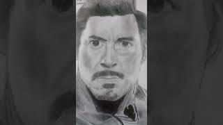 Tony Stark Iron Man ️ drawing by Deepesh Rawat#Deepesh_arts#shorts#YouTube shots