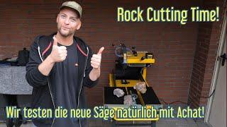 Rock Cutting: Wir weihen gemeinsam meine neue Stein Säge ein!