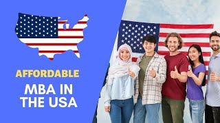 Affordable universities to do an MBA in USA | Cheapest MBA in USA