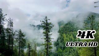 Clouds forming waves over Mountains of Nathia Gali | 4K Ultra HD