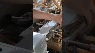 PVC profile extrusion process flow
