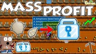 LAZY MASS PROFIT 1 DL/8 HOURS INSANE PROFIT EASY! - GROWTOPIA