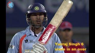 Yuvraj Singh 6 Sixes in 6 Balls || T20 World Cup 2007